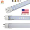 US STOCK 4FT LED Tubes Light 22W 28W Blanc Chaud Blanc Froid T8 LEDs Lumières Super Bright AC85-265V Remplacement de l'ampoule fluorescente pour magasin garage ETL