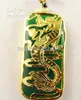 wholesale Superb 18KGP dragon Green Jade Men's women pendant and necklace