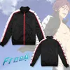 Japan anime gratis! Iwatobi Swim Club Nanase Haruka Jacket Cosplay High School Uniform Unisex Casual Sport Coat Jacket Kostuum