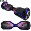 Outad 6.5INCH Självbalansering Scooter Skin Decal Cover Stickers Electric Skate Board Klistermärke 2Wheel Protective Case Case Sticker