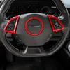 Couverture décorative ABS pour volant de voiture, 3 pièces, pour Chevrolet Camaro 2017 +, accessoires d'intérieur automobile