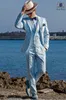Новинка 2018 года, бежевые мужские костюмы, свадебные смокинги для мужчин, пляжные мужские свадебные костюмы на заказ, костюм жениха, смокинг жениха, жених289N