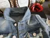 ファッションガールズジャケットクールキッド用アウトドアジャケット長い袖のターンダウンカラーボタンコートポケットガールデニムアウターウェアキッズClo6573287