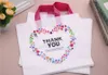 Thank You Gift Bags Birthday Party Wedding Favor Plastic Pouches Shopping Gift Big Plastic Bags with Handle 50pcs2909289