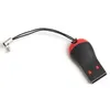 300pcs / lot grossist kompatibel med USB 2.0 microSD T-Flash TF-minneskortläsare Whistle Style