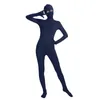 Ensnovo Vrouwen Zentai Bodysuit Lycra Nylon Spandex Pak Ogen Open Unitard Jumpsuits Turnpakje voor Vrouwen Cosplay Halloween Party238e