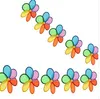 8 pcs arco-íris flor moinho de vento jardim jardim vento spinner festival colorido outdoor camping decoração moinhos de vento crianças ciência brinquedos