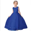 Lace Appliques Kids Formal Wear Flower Girl Dresses Kids Evening Gowns For Wedding First Communion Dresses 201875808736257654