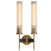 Modern Sconce Bedroom Bedside Corridor Aisle Balcony Glass Wall Lamp bathroom Mirror Bronze Light led LLFA