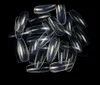 600pcsbag Ballerina Nail Art Tips transparentnatural faux cercueil ongles artistiques