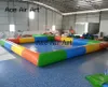 Wholesale colored inflatable water pool pup up swimming pool rental with free CE/UL blower and repair kits