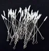 Nuove spazzole di paglia in acciaio inossidabile da 17,5 cm Lavare le spazzole di cannuccia per pipe Detergente per spazzole Spazzola per la pulizia della cannuccia