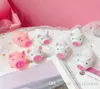 5cm tecknad söt skrik rosa gris leksak mjuk djur klämma nypa läkning ventil mochi stress reliever dekor dekompression barn gåva