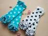 2018 Babys Kid Ruffle Leg Warmers Infant Cotton Dot Ruffle Leg Warmer Kids Ruffle Leggings幼児膝パッド10colors選択l7294128