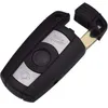 Jingyuqin Remote 3 Knoppen Autosleutel Case Cover voor BMW 1 3 5 6 Serie E90 E91 E92 E60 Remote Sleutel Shell Case Smart Key Blade FOB