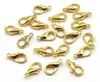 1000pcs/lot Jewelry Findings Lobster Clasps Hooks Gold/Silver/Bronze For Jewelry Making Necklace Bracelet Chain DIY 14mm