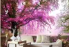 3d room wallpaper cloth custom po Dream cherry tree deer TV background wall home improvement 3d wall murals wallpaper for walls3161798