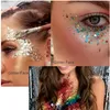 DGL01 Yıldız Şekli Koyu Aydınlık Yüz ve Vücut Kozmetik Glitter Sequins Party Makyaj Vücut Karnavalı Dekor7496177