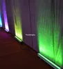 4 sztuki 24 x 10 W LED RGBW 4IN1 Dimmer Pasek ścienny Zewnętrzna Powodzi Liniowy Washer Wall IP65 Oświetlenie Oświetlenie