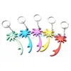 Hot Sell Multi Color Palm Tree Shape Sleutelhangers Bier Soda Can Bottle Opener Sleutelhond Huishoudelijke Keukengereedschap