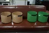 Green Brown Non-Woven Fabric Flower Pots with Handles Bag for Seeds Growing Grow Tent Garden Decor Greenhouse Fairy Garden Miniatures