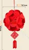 Diy não-tecido chinês ano novo festival hortênsia lanterna pingente quarto bar hotel decorações de festa casamento flor ornamento