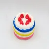 Kinderen Speelgoed Besegad Kunstmatige Squishy Strawberry Cake Vorm Cream Geurende Slow Rising Verlicht Stress Speelgoed voor Kind Volwassen Angstaanbaarheid