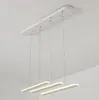 modern minimalist acrylic led pendant lights 3 heads chandelier lighting 60W indoor lamps pendant lights for kitchen Living room