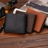 Small Slim Mini Fashion PU Leather Men Wallet Male Purse Thin Perse Walet Cuzdan Vallet Money Bag Document For Card Holder310r