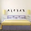 Black Color Sports Tennis PVC Autocollants muraux Art Decal pour les écoliers pour enfants Salle Home Decor Mural6623122