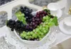 Frutas Artificiales Uvas Plástico Fake Decorativo Frutas Racimos Realista Home Wedding Party Garden Decor mini simulación de verduras de frutas GA29