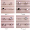 40 Stile Perlenringfassungen DIY Ringfassung Modeschmuck Perlenring Eheringe 925 Silber Ringe für Frauen DIY Geschenk8404977