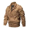 2018 Winter  Jacket Men Autumn Cotton Pilot Jacket Coat Army Men's Bomber Jackets Cargo Flight Male Plus Size 6XL