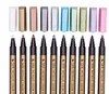 Sta Metallic Color Pen Markers Painting Pens Medium Tip Pens Metal Art Permanent Marker School Writing Supplies