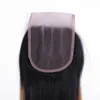 27 Honey Blonde Pure Color 1B27 Dark Root Blonde Ombre Color Natural Black Straight Closure Hair Brasilian PeruVian Malaysian H9639880