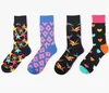 70 % Coon New Brand Meias Herrensocken Harajuku Sterne Herzen bedruckte lange Röhre bunte Kleidersocken Größe 37–42