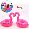 Inflatable Float Flamingo Cup Holder Coasters Inflatable Drink Holder for Swimming Pool Air Mattresses for Cup Party GGA617