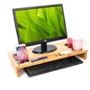 Wholesales!!!Multi-function Bamboo Table Type Rectangular Display Stand Wood Color Storage Holders & Racks