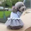 Vêtements de chien automne et robe d'hiver princesse robe animal en peluche petit chien