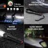 8000LUMEN Outdoor LED Tactical ficklampa T6L2 Ultra Bright Focus Zoom Torch med Batterymini Flashlight -laddare3797017