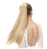 2018 24quot 28quot Wrap Ponytail Laint Extension Pony Pony Hair Clip Flase Hairpiece Hairing Tail9821296