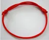 Rapide 100pcs / lot Kabbale fait à la main Bracelet à cordes rouges Bijoux mauvais œil Kabala Bonne chance Bracelet Protection -10262Q
