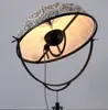 Lampadaires modernes Terre Photographie par satellite Lampadaire par Fortuny Ornements E27 Abat-jour en tissu Ajuster Lampe sur pied Salon