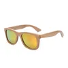 Wood Sunglasses Men Bamboo Sunglass Women Brand Design Sport Goggles Gold Mirror Sun Glasses Shades lunette oculo194M