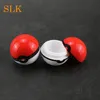 Slick oil silicone containers silicone jar dab wax containers reusable 6 ml mini red black ball storage box