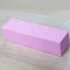Lixa de unhas em formato rosa, para gel uv, branco, bloco amortecedor, esmalte, manicure, pedicure, lixa, ferramenta de arte de unha