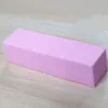 Pembe form tırnak arabellekleri için uv jel beyaz tırnak dosyası tampon blok cila manikür pedikür zımparalama tırnak sanat aracı