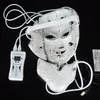 Portable 7 Led Light Photon Therapy PDT Facial Neck Mask Microcurrent Ringiovanimento della pelle Dispositivo sbiancante Apparecchiatura di bellezza
