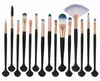 Maange 15st Cosmetic Makeup Brush Powder Eye Shadow Eyeliner Eyebrow Lip Concealer Borste Ögonborstar Ställ skönhetsverktygssatser