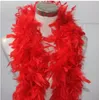 Glam Flapper Dance Fancy Dress Costume Accessory Feather Boa Sjaal Wrap Burlesque Feather Boa 200cm Turkije Veer Boa Strip vele kleuren